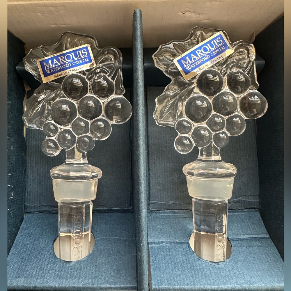 Stocking stuffer! Marquis Waterford Crystal Vintage Wine Stoppers